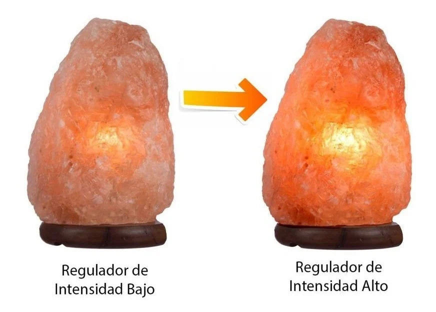 Lámpara de sal del Himalaya